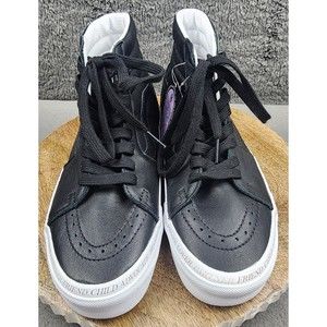 Unisex Size 5.5M/7W VANS Sk8-Hi High Divine Energy Black/True White